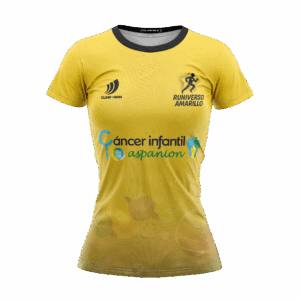 Camiseta Técnica RUNIVERSO AMARILLO chica