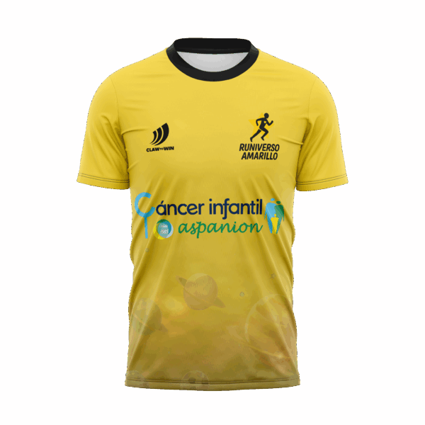 Camiseta Técnica RUNIVERSO AMARILLO unisex
